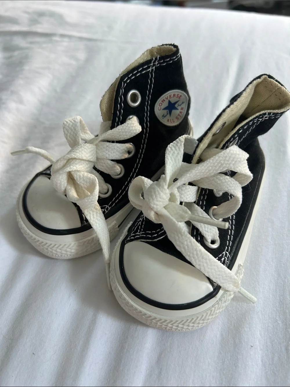 Converse Black and White Baby/Toddler High-Top Sneakers
